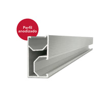 AIR03-TS-D2-AM30 [1x3] Estructura inclinada anodizada regulable 20º/45º para 3 paneles en vertical (ancho máximo 1150mm) | Serie TS-D2 - TECHNO SUN