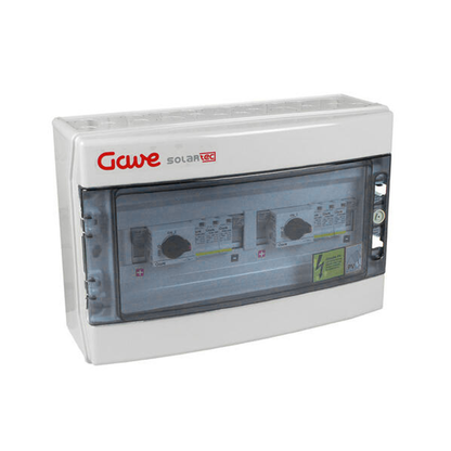 GAVE STM 2/2 Enclosure with Protection | 2 MPPT | 20A Fuse | 1+1 String | 1000V DC | 25A + 25A Circuit Breaker