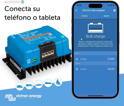 Orion-Tr Smart 12/12-30A (360W) Isolated DC-DC charger - VICTRON ENERGY