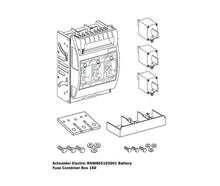 Boîtier de fusibles 160A 24/48V Conext Battery 160A DC - SCHNEIDER