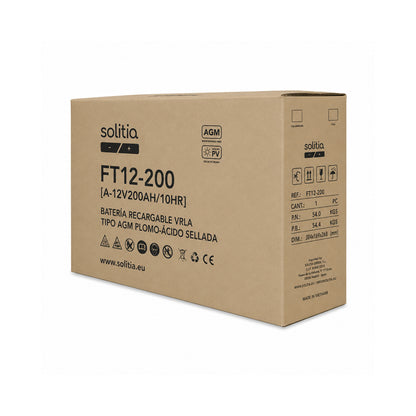 Solitia FT12-200A 12V 200Ah C10 VRLA