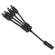 Connecteur parallèle FV version câble 1M/4H | 6mm | 1000V | compatible MC4 LCY1M4H - ELECSUN